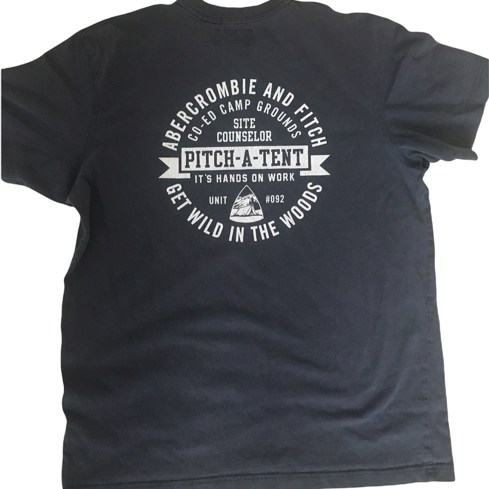 Abercrombie & Fitch Navy Graphic T-Shirt